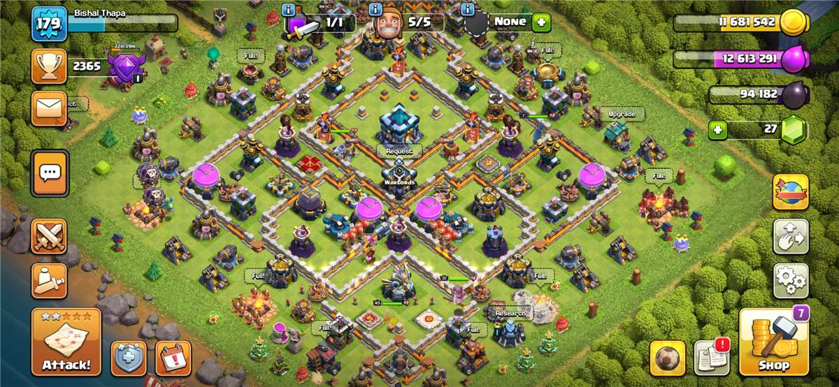 Game account sale Clash of Clans